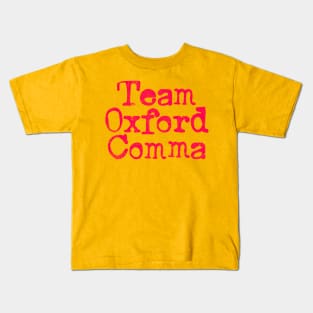 Team Oxford Comma Kids T-Shirt